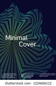 Modern design template. Creative fluid background from abstract lines to create a fashionable abstract cover, banner, poster, booklet. Vector illustration. EPS 10.