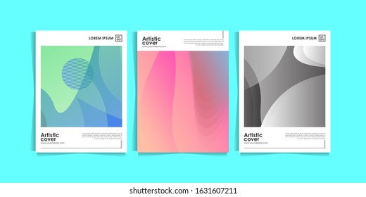 modern design template. creative fluid backgrounds from current forms to design a fashionable abstract cover, banner, poster, booklet. vector illustration. EPS 10 vector illustration