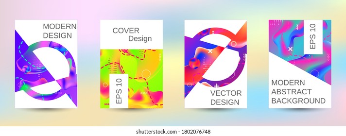 Modern design template. Creative fluid backgrounds. Artistic covers design. Creative fluid colors backgrounds.  Trendy creative vector cosmic gradient. Smooth banner template.