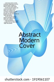 Modern design template. Creative fluid backgrounds from current forms to design a fashionable abstract cover, banner, poster, booklet.
