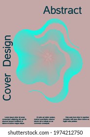 Modern design template. Creative fluid backgrounds from current forms to design a fashionable abstract cover, banner, poster, booklet.