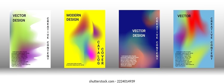 Plantilla de diseño moderna. Creativos fondos fluidos de formularios actuales para diseñar una portada abstracta, pancarta, afiche, folleto de moda. Ilustración vectorial. EPS 10.