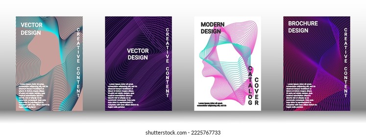Plantilla de diseño moderna. Creativos fondos fluidos de formularios actuales para diseñar una portada abstracta, pancarta, afiche, folleto de moda. Ilustración vectorial. EPS 10. 