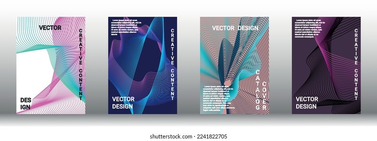 Plantilla de diseño moderna. Creativos fondos fluidos de formularios actuales para diseñar una portada abstracta, pancarta, afiche, folleto de moda. Ilustración vectorial. EPS 10. 