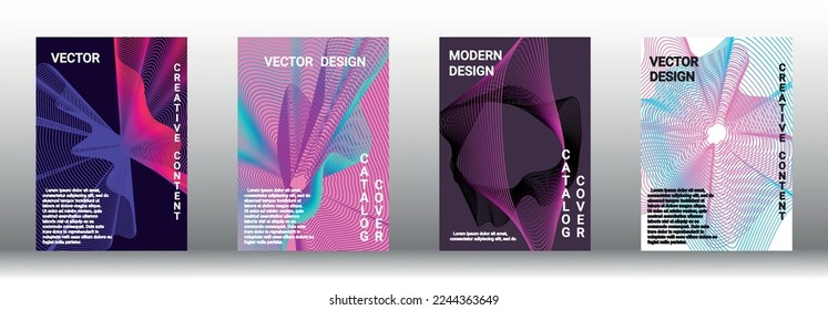Plantilla de diseño moderna. Creativos fondos fluidos de formularios actuales para diseñar una portada abstracta, pancarta, afiche, folleto de moda. Ilustración vectorial. EPS 10. 