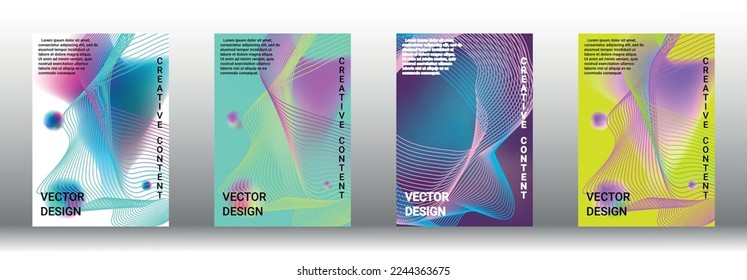 Moderne Design-Vorlage. Kreative, flüssige Hintergründe aus aktuellen Formularen, um ein modisches abstraktes Cover, Banner, Poster, Booklet zu entwerfen. Vektorgrafik. EPS10. 