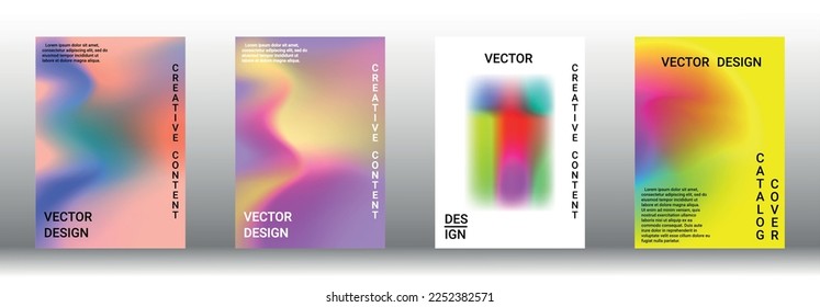 Modern design template. Creative fluid backgrounds from current forms to design a fashionable abstract cover, banner, poster, booklet. Vector illustration. EPS 10.