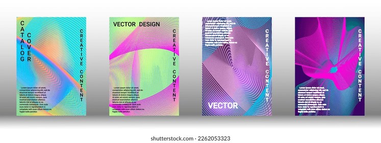 Modern design template. Creative fluid backgrounds from current forms to design a fashionable abstract cover, banner, poster, booklet. Vector illustration. EPS 10. 