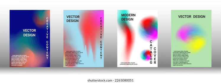 Modern design template. Creative fluid backgrounds from current forms to design a fashionable abstract cover, banner, poster, booklet. Vector illustration. EPS 10.