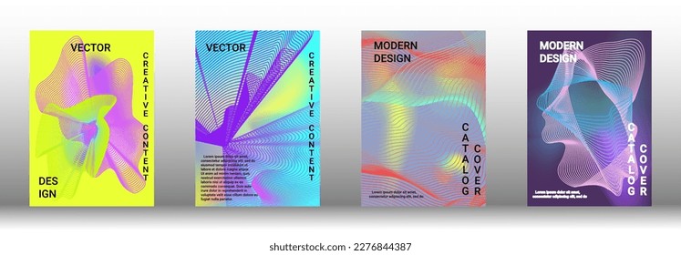 Modern design template. Creative fluid backgrounds from current forms to design a fashionable abstract cover, banner, poster, booklet. Vector illustration. EPS 10. 