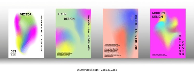 Plantilla de diseño moderna. Creativos fondos fluidos de formularios actuales para diseñar una portada abstracta, pancarta, afiche, folleto de moda. Ilustración vectorial. EPS 10.