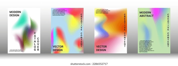 Plantilla de diseño moderna. Creativos fondos fluidos de formularios actuales para diseñar una portada abstracta, pancarta, afiche, folleto de moda. Ilustración vectorial. EPS 10.