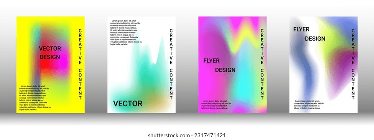 Modern design template. Creative fluid backgrounds from current forms to design a fashionable abstract cover, banner, poster, booklet. Vector illustration. EPS 10.