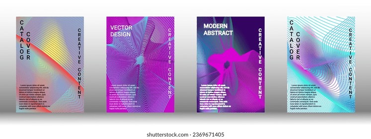 Plantilla de diseño moderna. Creativos fondos fluidos de formularios actuales para diseñar una portada abstracta, pancarta, afiche, folleto de moda. Ilustración vectorial. EPS 10. 