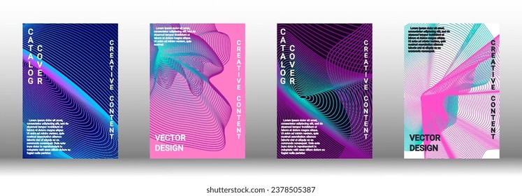 Modern design template. Creative fluid backgrounds from current forms to design a fashionable abstract cover, banner, poster, booklet. Vector illustration. EPS 10. 
