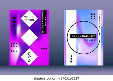 Modern design template. Creative fluid backgrounds from current forms to design a fashionable abstract cover, banner, poster, booklet. Vector illustration. EPS 10. 
