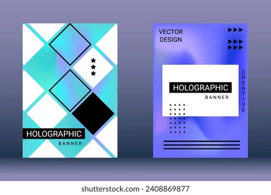 Modern design template. Creative fluid backgrounds from current forms to design a fashionable abstract cover, banner, poster, booklet. Vector illustration. EPS 10.