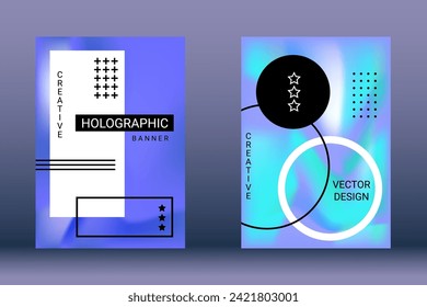 Modern design template. Creative fluid backgrounds from current forms to design a fashionable abstract cover, banner, poster, booklet. Vector illustration. EPS 10. 