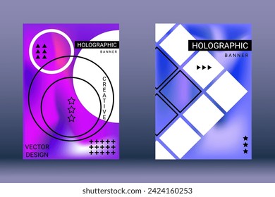 Modern design template. Creative fluid backgrounds from current forms to design a fashionable abstract cover, banner, poster, booklet. Vector illustration. EPS 10.