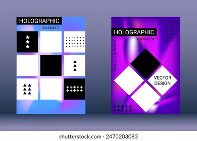 Modern design template. Creative fluid backgrounds from current forms to design a fashionable abstract cover, banner, poster, booklet. Vector illustration. EPS 10. 