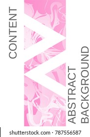 Modern design template. Creative fluid background from current forms for design of a fashionable abstract cover, banner, poster, booklet. Vector illustration.