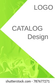 Modern design template. Creative fluid background from current forms for design of a fashionable abstract cover, banner, poster, booklet. Vector illustration.