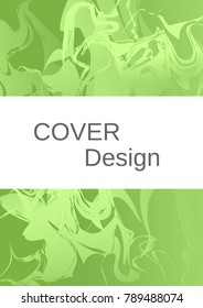 Modern design template. Creative fluid background from current forms for design of a fashionable abstract cover, banner, poster, booklet. Vector illustration.