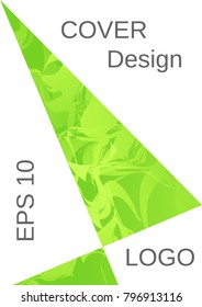 Modern design template. Creative fluid background from current forms for design of a fashionable abstract cover, banner, poster, booklet. Vector illustration.