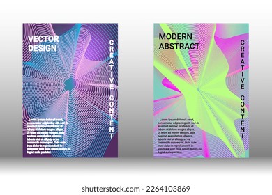 Modern design template. Creative liquid background from flowing shapes to create trendy abstract cover, banner, poster, booklet. Vector illustration. EPS 10.