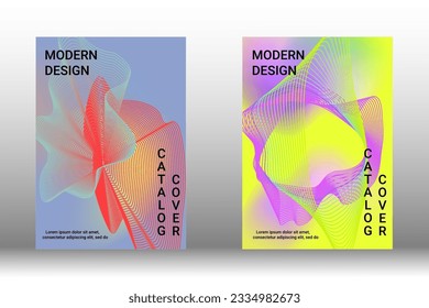 Modern design template. Creative liquid background from flowing shapes to create trendy abstract cover, banner, poster, booklet. Vector illustration. EPS 10.