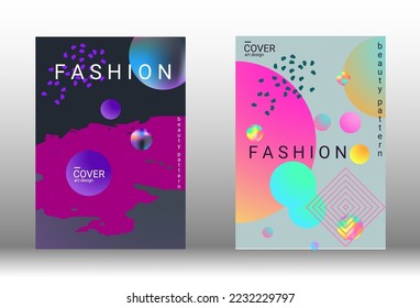 Modern design template. Creative vector backgrounds from fashionable shapes for creating a designer abstract cover, banner, poster, booklet. Vector illustration. EPS 10.