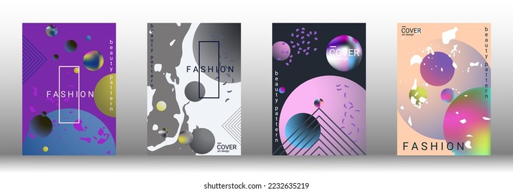 Modern design template. Creative vector backgrounds from fashionable shapes for creating a designer abstract cover, banner, poster, booklet. Vector illustration. EPS 10.