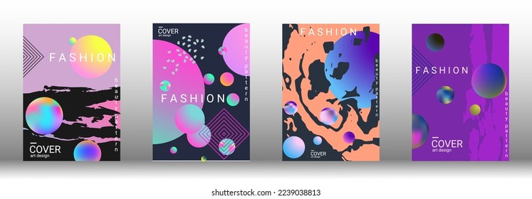 Modern design template. Creative vector backgrounds from fashionable shapes for creating a designer abstract cover, banner, poster, booklet. Vector illustration. EPS 10.