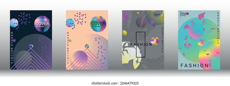Modern design template. Creative vector backgrounds from fashionable shapes for creating a designer abstract cover, banner, poster, booklet. Vector illustration. EPS 10.