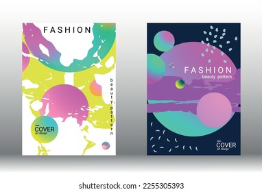 Modern design template. Creative vector backgrounds from fashionable shapes for creating a designer abstract cover, banner, poster, booklet. Vector illustration. EPS 10.