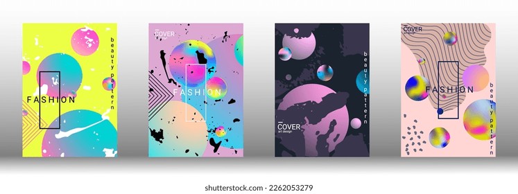 Modern design template. Creative vector backgrounds from fashionable shapes for creating a designer abstract cover, banner, poster, booklet. Vector illustration. EPS 10.
