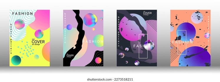 Modern design template. Creative vector backgrounds from fashionable shapes for creating a designer abstract cover, banner, poster, booklet. Vector illustration. EPS 10.