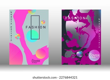 Modern design template. Creative vector backgrounds from fashionable shapes for creating a designer abstract cover, banner, poster, booklet. Vector illustration. EPS 10.