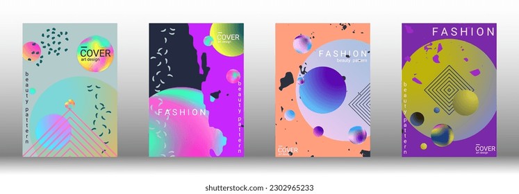 Modern design template. Creative vector backgrounds from fashionable shapes for creating a designer abstract cover, banner, poster, booklet. Vector illustration. EPS 10.