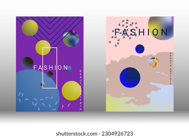 Modern design template. Creative vector backgrounds from fashionable shapes for creating a designer abstract cover, banner, poster, booklet. Vector illustration. EPS 10.