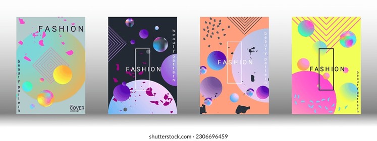 Modern design template. Creative vector backgrounds from fashionable shapes for creating a designer abstract cover, banner, poster, booklet. Vector illustration. EPS 10.