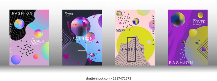 Modern design template. Creative vector backgrounds from fashionable shapes for creating a designer abstract cover, banner, poster, booklet. Vector illustration. EPS 10.