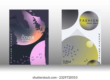Modern design template. Creative vector backgrounds from fashionable shapes for creating a designer abstract cover, banner, poster, booklet. Vector illustration. EPS 10.