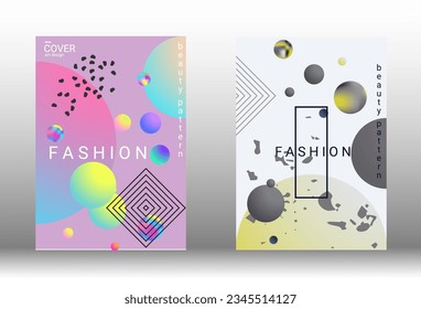 Modern design template. Creative vector backgrounds from fashionable shapes for creating a designer abstract cover, banner, poster, booklet. Vector illustration. EPS 10.