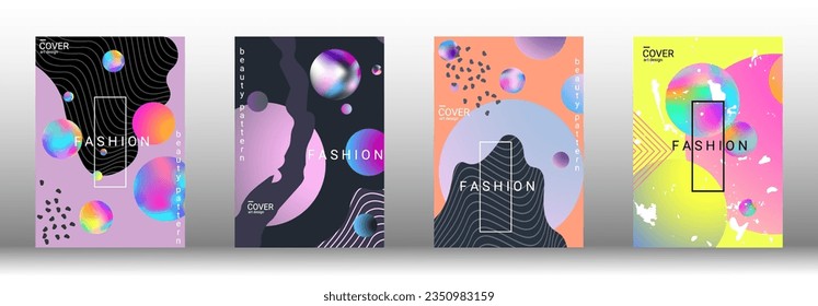 Modern design template. Creative vector backgrounds from fashionable shapes for creating a designer abstract cover, banner, poster, booklet. Vector illustration. EPS 10.