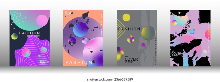 Modern design template. Creative vector backgrounds from fashionable shapes for creating a designer abstract cover, banner, poster, booklet. Vector illustration. EPS 10.