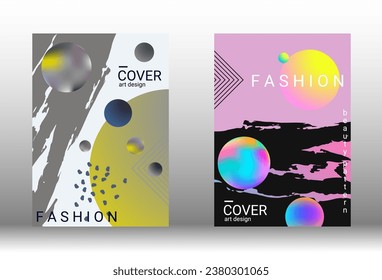 Modern design template. Creative vector backgrounds from fashionable shapes for creating a designer abstract cover, banner, poster, booklet. Vector illustration. EPS 10.