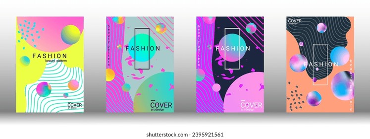 Modern design template. Creative vector backgrounds from fashionable shapes for creating a designer abstract cover, banner, poster, booklet. Vector illustration. EPS 10.