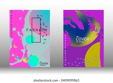 Modern design template. Creative vector backgrounds from fashionable shapes for creating a designer abstract cover, banner, poster, booklet. Vector illustration. EPS 10.