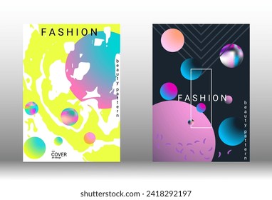 Modern design template. Creative vector backgrounds from fashionable shapes for creating a designer abstract cover, banner, poster, booklet. Vector illustration. EPS 10.